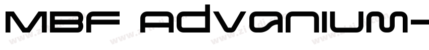 MBF Advanium字体转换